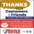 Thanks to Our Customers & Friends