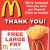 Free Large Fry