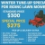 Winter Tune-Up Specials for Riding Lawn Mowers - Special Price $275