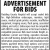 Advertisement for Bids