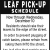Leaf Pick-Up Schedule