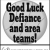 Good Luck Defiance and Area Teams