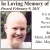 In Loving Memory of Doug Froelich