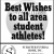 Best Wishes to All Area Student Athletes