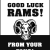 Good Luck Rams!