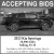 Accepting Bids