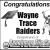 Congratulations Trace Raiders