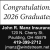 Congratulations 2026 Graduates