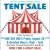 Tent Sale