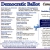 Democratic Ballot