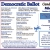 Democratic Ballot