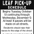 Leaf Pick-Up Schedule