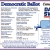Democratic Ballot