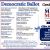 Democratic Ballot