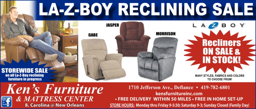 Recliners On Sale & In Stock!