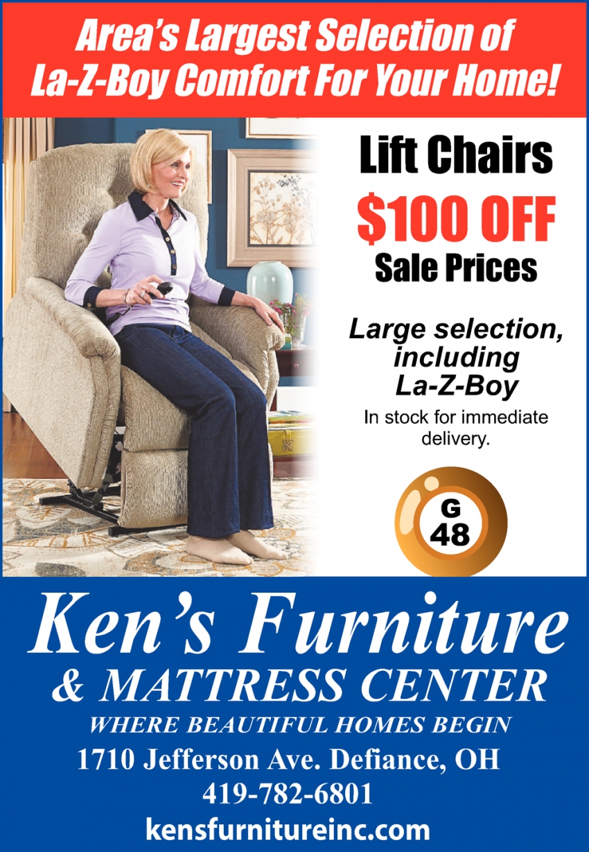 Lift Chairs $100 OFF