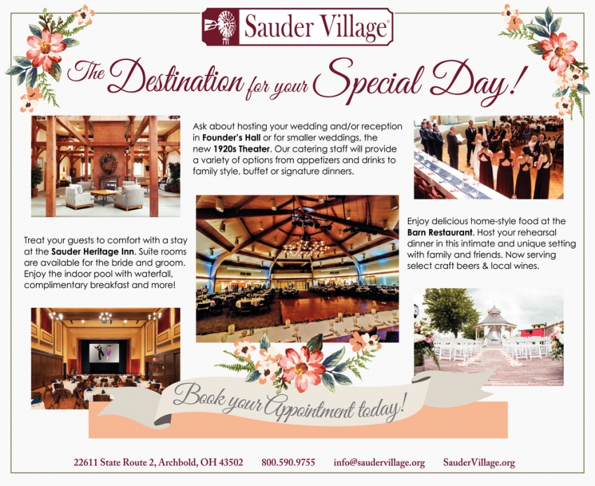 The Destination For Your Special Day!