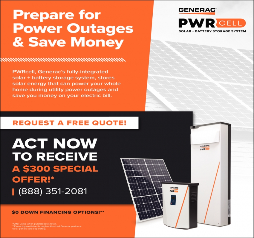 Prepare for Power Outages & Save Money