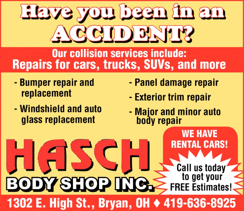 Have You Been In An Accident?