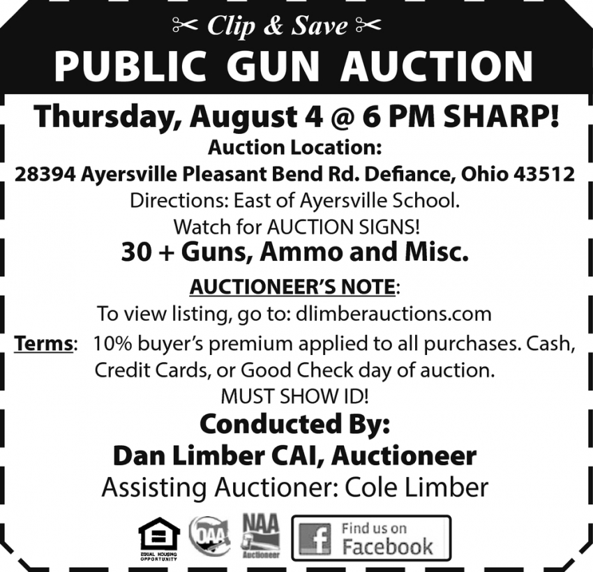 Public Gun Auction