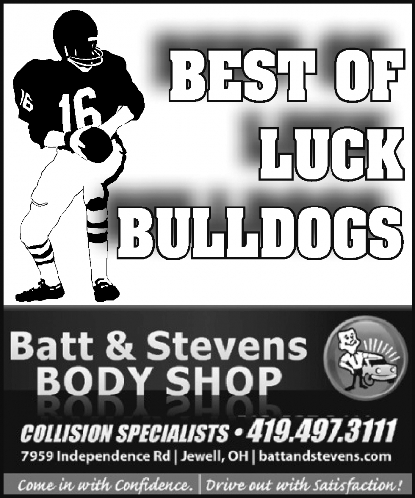 Best Of Luck Bulldogs