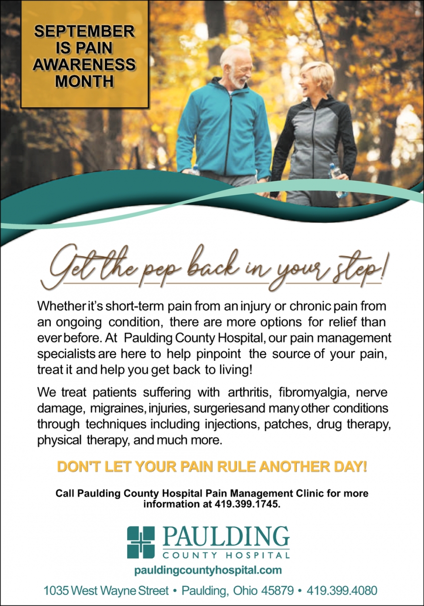 September Is Pain Awareness Month