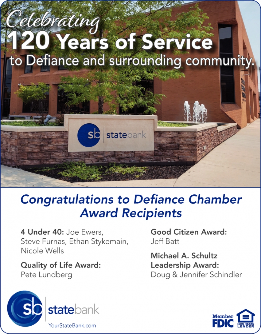 Congratulations To Defiance Chamber