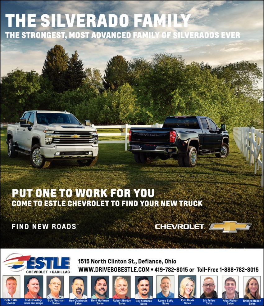 Come To Estle Chevrolet To Find Your New Truck
