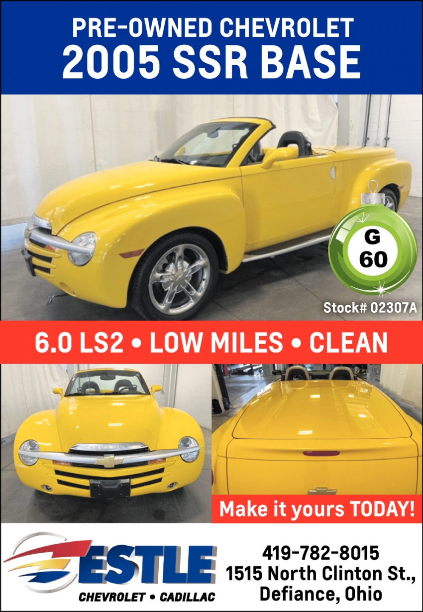 Pre-Owned Chevrolet 2005 SSR Base