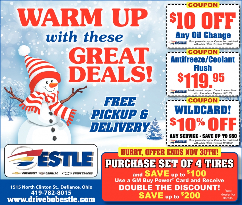 Warm Up With These Great Deals!