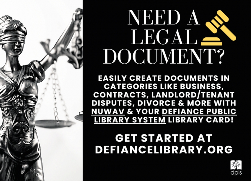 Need A Legal Document?