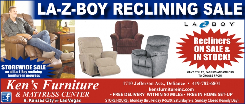 There's No Place REcliners On Sale & In Stock!