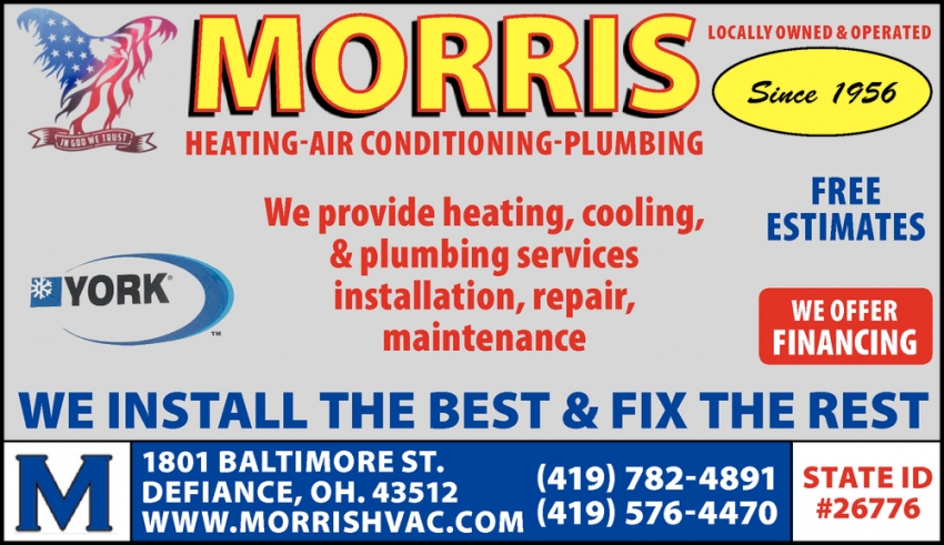 We Provide Heating, Cooling, & Plumbing Services