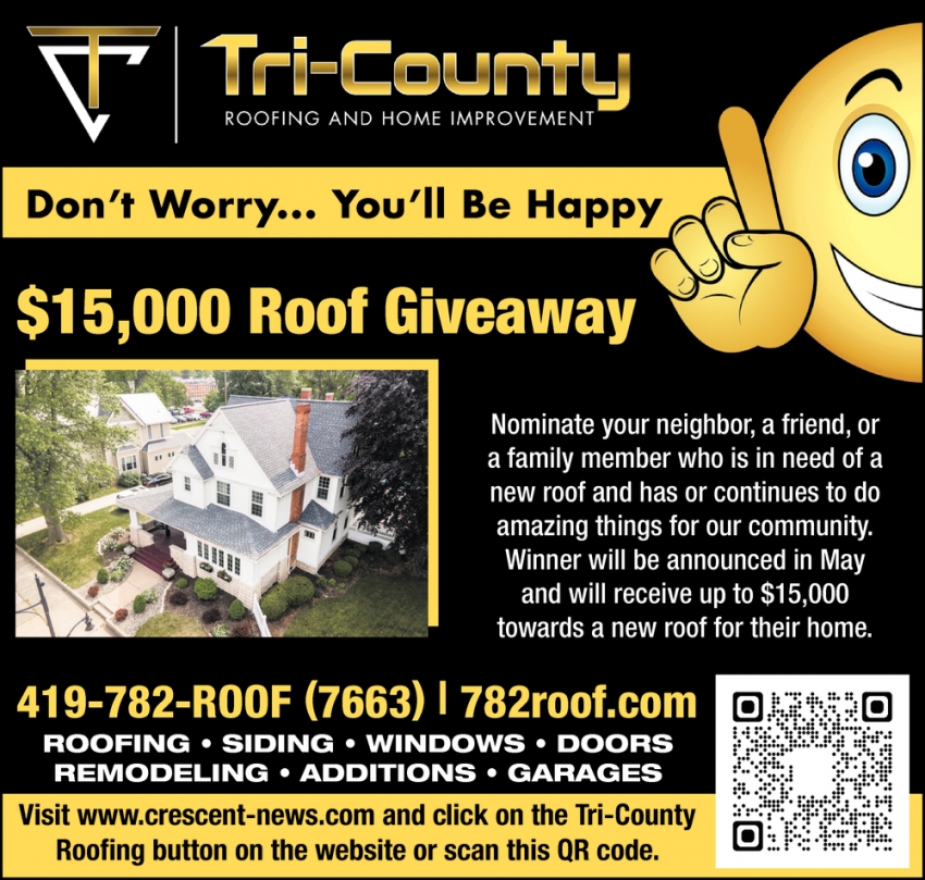 $15,000 Roof Giveaway