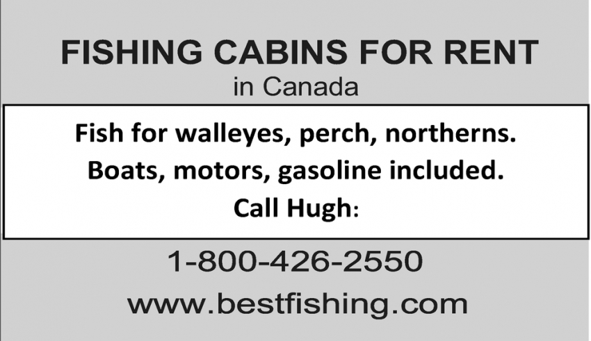 Fishing Cabins For Rent