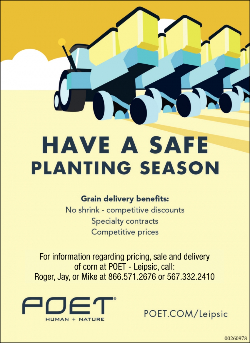 Have A Safe Planting Season