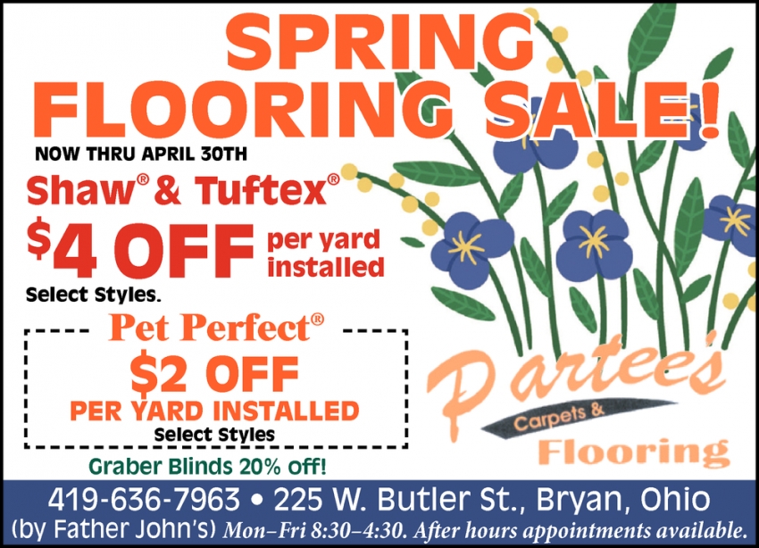 Spring Flooring Sale!