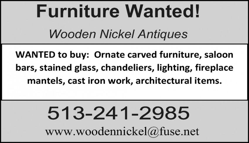 Furniture Wanted!