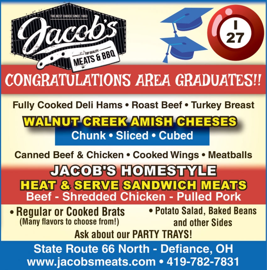 Congratulations Area Graduates!!