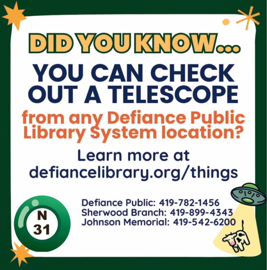 Did You Know You Can Check Out A Telescope
