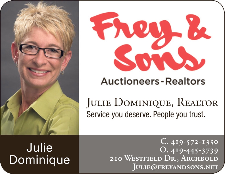 Frey & Sons Auctioneers - Julie Dominique