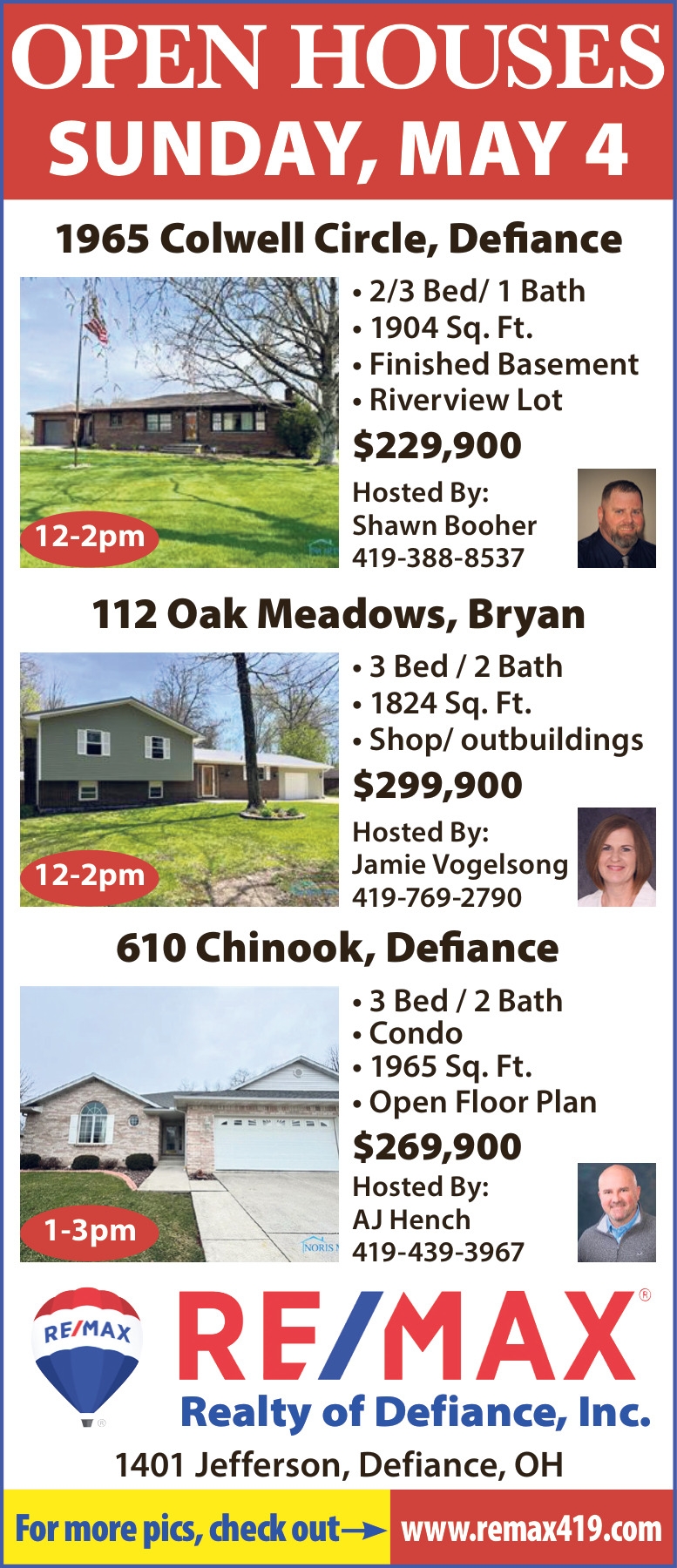 Re/Max Realty of Defiance, Inc.