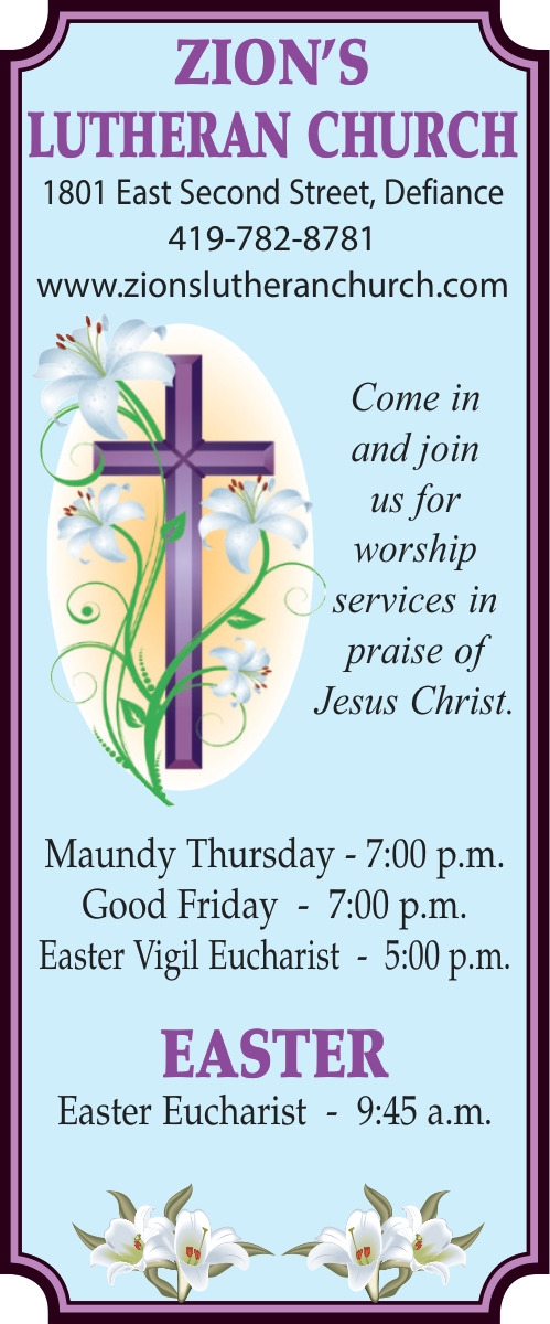 Zion's Lutheran Church - Defiance