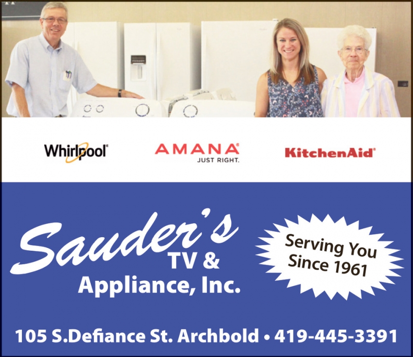 Sauder's TV & Appliance, Inc