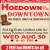 Hoedown in the Downtown