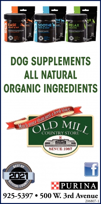Dog Supplements All Natural Organic Ingredients