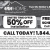 Limited Time Offer 50% Off Installation