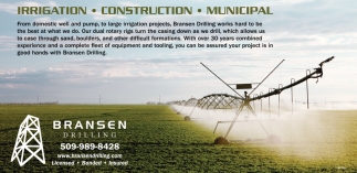 Irrigation - Construction - Municipal