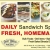 Daily Sandwich Specials