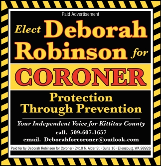 Elect Deborah Robinson For Coroner